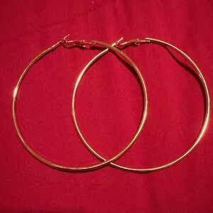 Elegant Gold Hoop Earrings